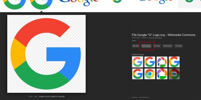 Extension pour View Image de google images