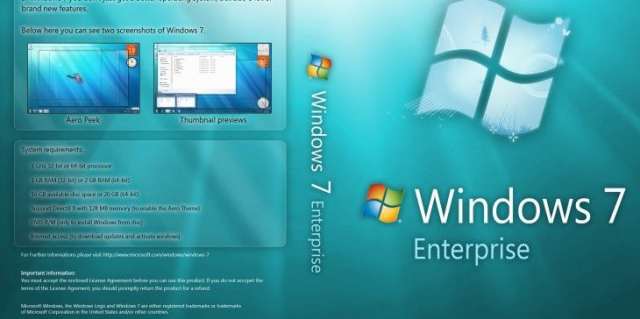 windows 7 entreprise activation