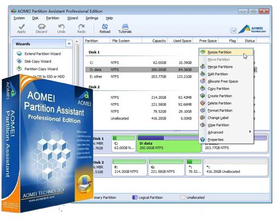 AOMEI Partition Assistant Pro 10.1 for ios download