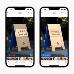 IOS 16 Permet De Traduire Un Texte Directement Depuis L’appareil Photo