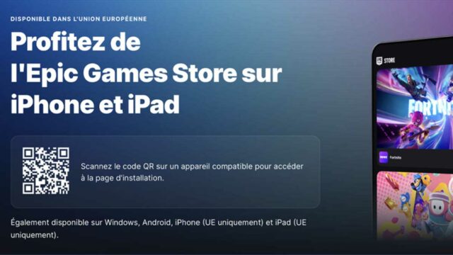 Epic Games Store : Bientôt des jeux gratuits sur iOS et Android