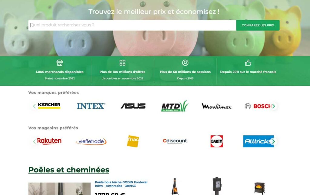 Le site comparateur : Prix.net