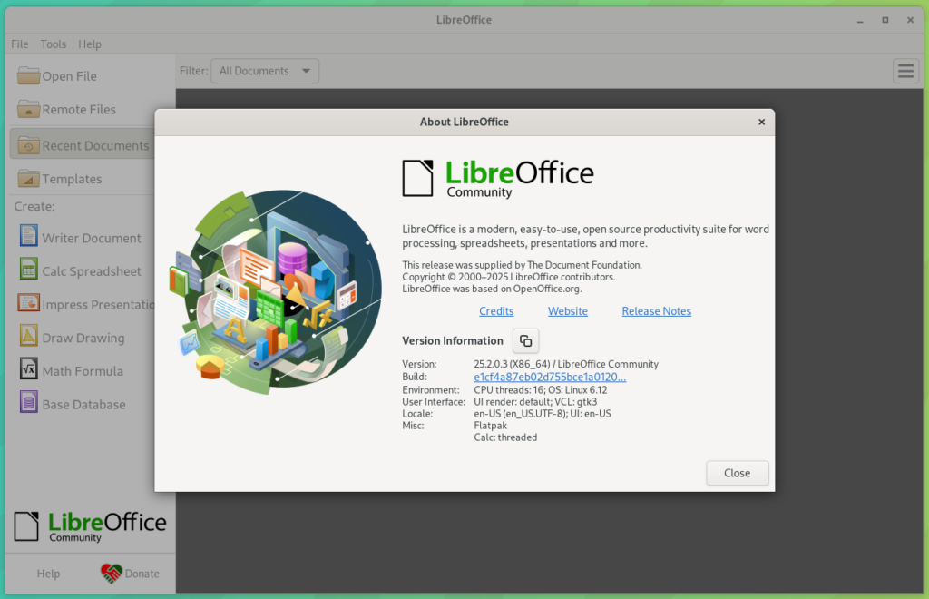 LibreOffice 25.2