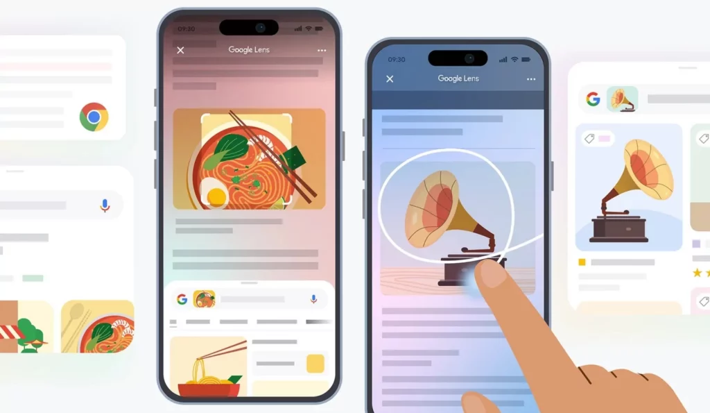 Rechercher avec Google Lens