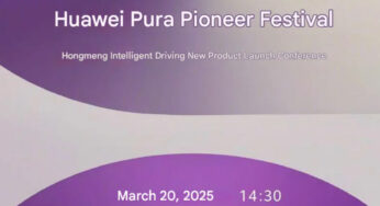 Huawei a officiellement annoncé la tenue de sa conférence Pura Pioneer